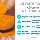 Cúrcuma en polvo y raíces. Información sobre el consumo de cúrcuma en el embarazo: sí, esporádicamente, con peligros y alternativas.