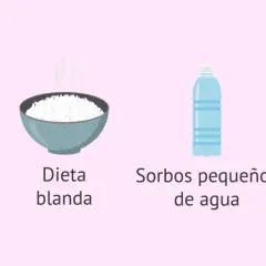 Consejos para la diarrea en el embarazo: reposo, dieta blanda, sorbos de agua y no automedicarse.