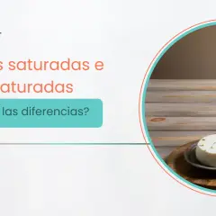 Aceite y queso, ejemplos de grasas saturadas e insaturadas. ¿Cuáles son las diferencias?