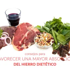 Consejos para como tomar hierro: hígado, carne, espinacas, legumbres, huevos y pasas.