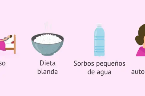 Consejos para la diarrea en el embarazo: reposo, dieta blanda, sorbos de agua y no automedicarse.
