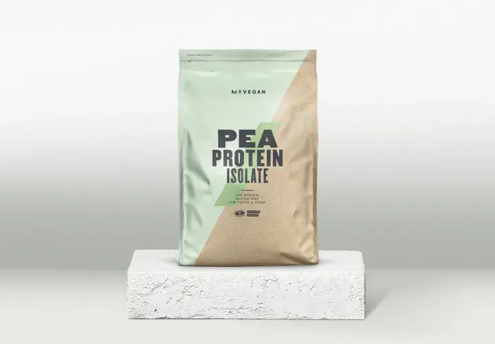 Bolsa de proteína de guisante Myvegan. Descubre cómo tomar proteína de guisante para tus batidos.