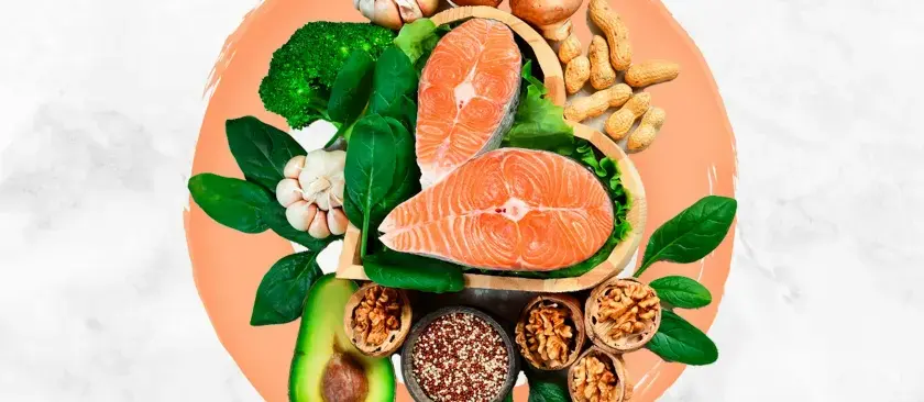Salmón, brócoli, espinacas, aguacate, ajo, nueces y quinoa. Alimentos ricos en magnesio, es bueno tomar magnesio todos los días para una vida saludable.
