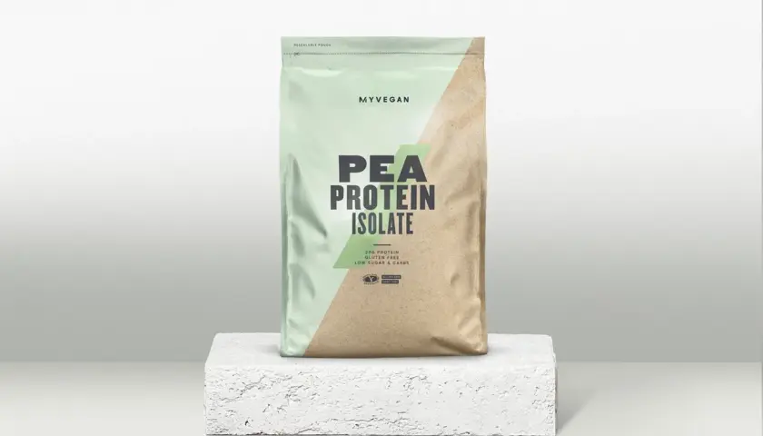 Bolsa de proteína de guisante Myvegan. Descubre cómo tomar proteína de guisante para tus batidos.