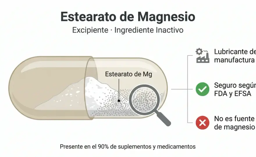 Estearato de Magnesio - ¿Es Peligroso? La Verdad en Suplementos
