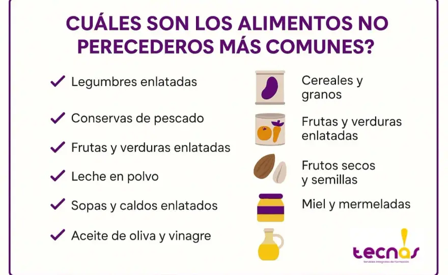 Alimentos no perecederos - Guía para una despensa inteligente