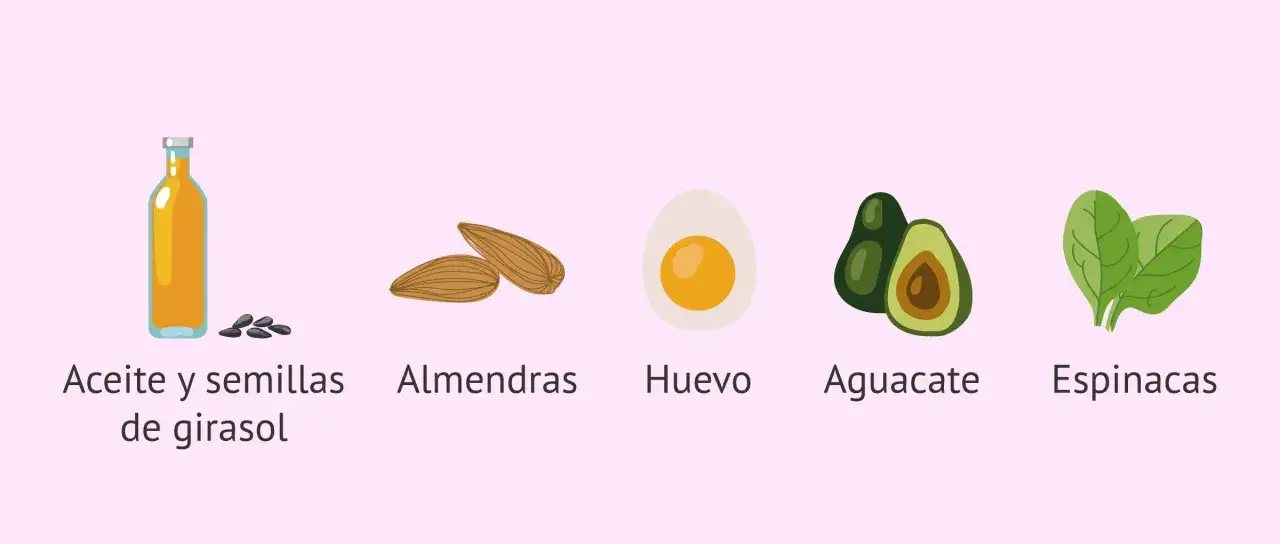 Aceite, almendras, huevo, aguacate y espinacas: alimentos ricos en vitamina E para que sirve y cuida tu piel.