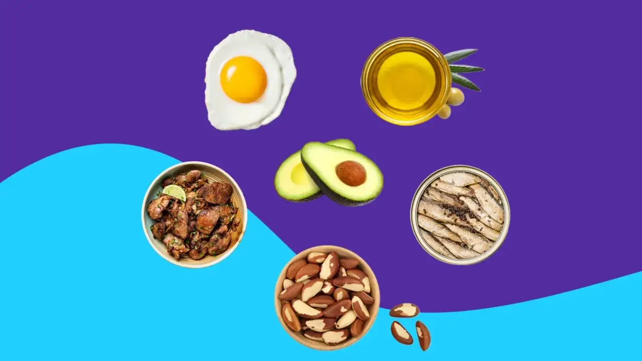 Huevos, aguacate, aceite de oliva, sardinas, h&iacute;gado y nueces de Brasil: alimentos ricos en coenzima Q10.